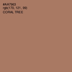 #AA7963 - Coral Tree Color Image